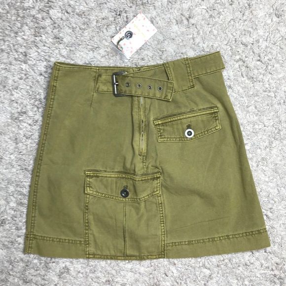 Free People Dresses & Skirts - NWT free people green army mini skirt